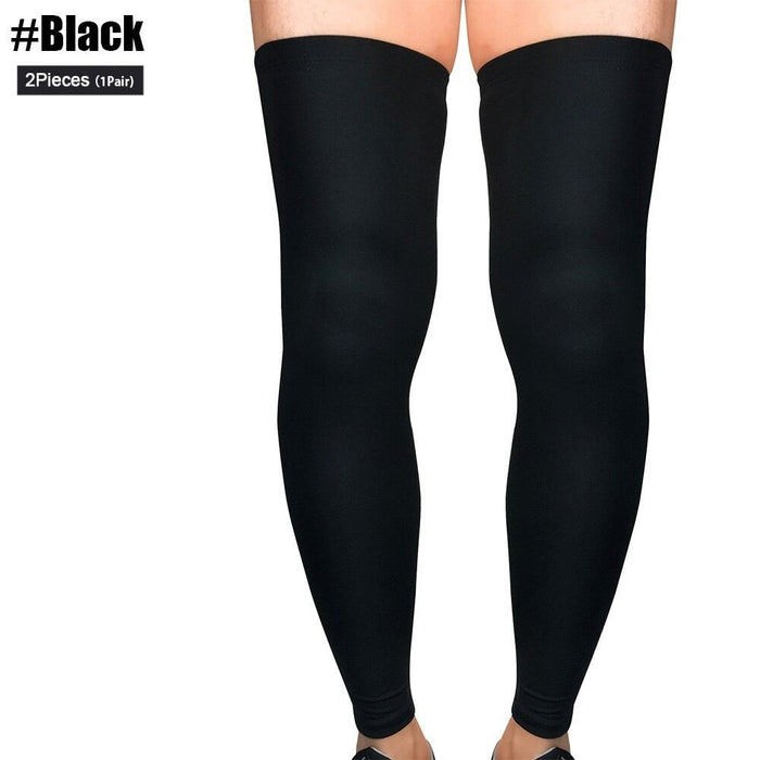 1Pair Anti-UV Elastic Sports Compression Leg Cover for Men Women