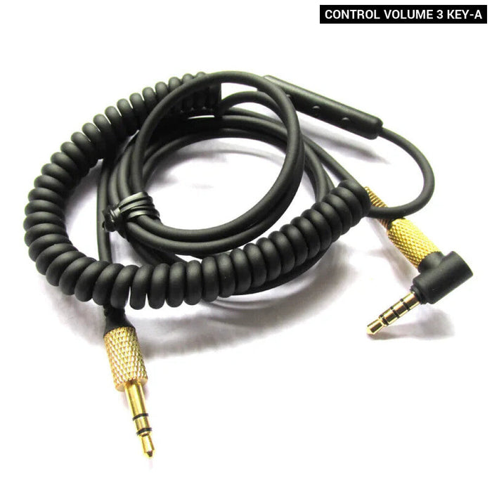 Marshall Major Ii Iii Headphones Replacement Cable With Mic Volume Control