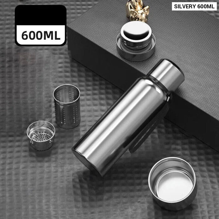 600/1500ml Stainless Steel Thermal Bottle For Coffee