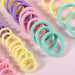 250 300pcs Girls Hair Bands Set Colourful Nylon Elastic