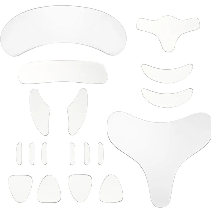 18pc Reusable Silicone Wrinkle Patches For Face Neck