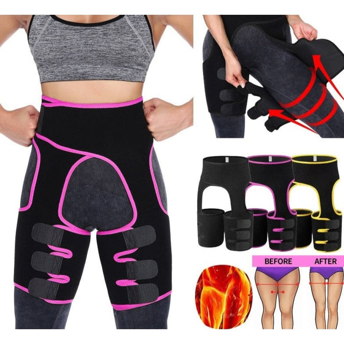 Adjustable Neoprene High Compression Thigh Trimmer Belt For Exercise