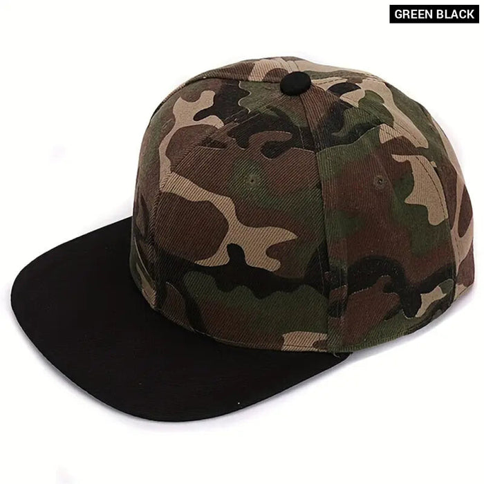 Adjustable Camo Baseball Cap / Hat For Outdoor Wear