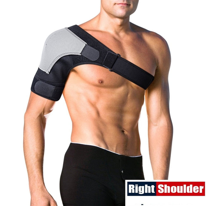 1pc Adjustable Compression Shoulder Brace Support With Ice