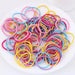250 300pcs Girls Hair Bands Set Colourful Nylon Elastic
