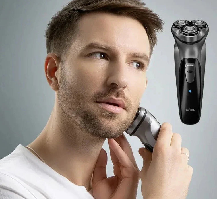 Enchen Blackstone Mens Rotary Shaver With 3D Floating Blade