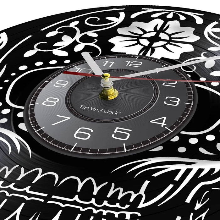 Day Of The Dead Laser Cut Wall Clock