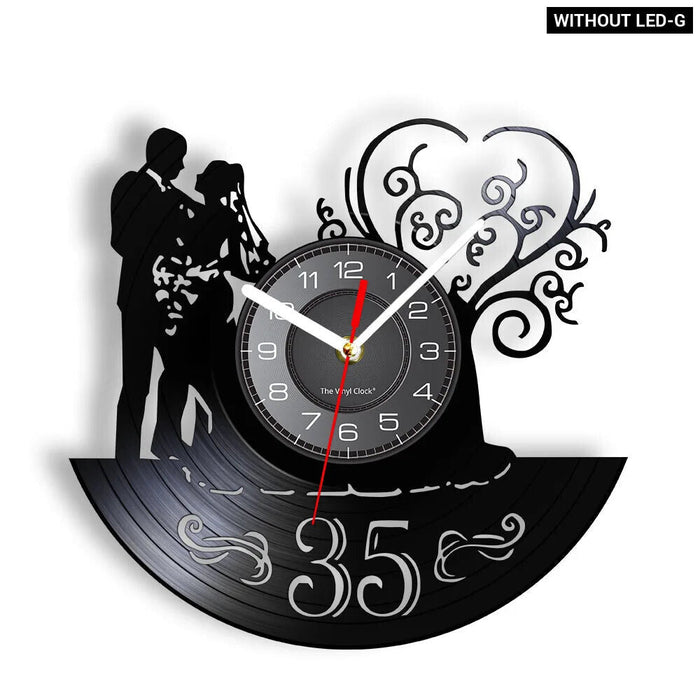 1St Anniversary Custom Wall Clock