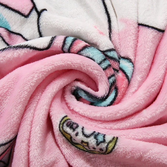 Soft Unicorn Sherpa Blanket For Couch Sofa Or Bed