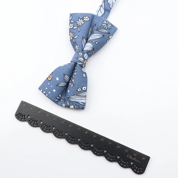 Floral Bow Tie And Handkerchief Set Mens Wedding Accessories