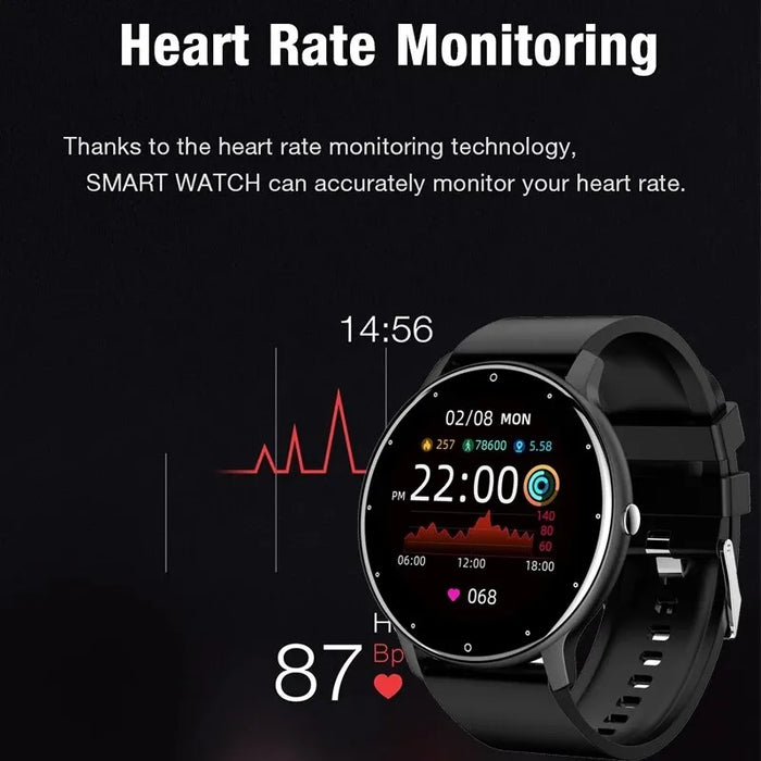 2024 Lige Smart Watch With Real Time Activity Tracker And Heart Rate Monitor