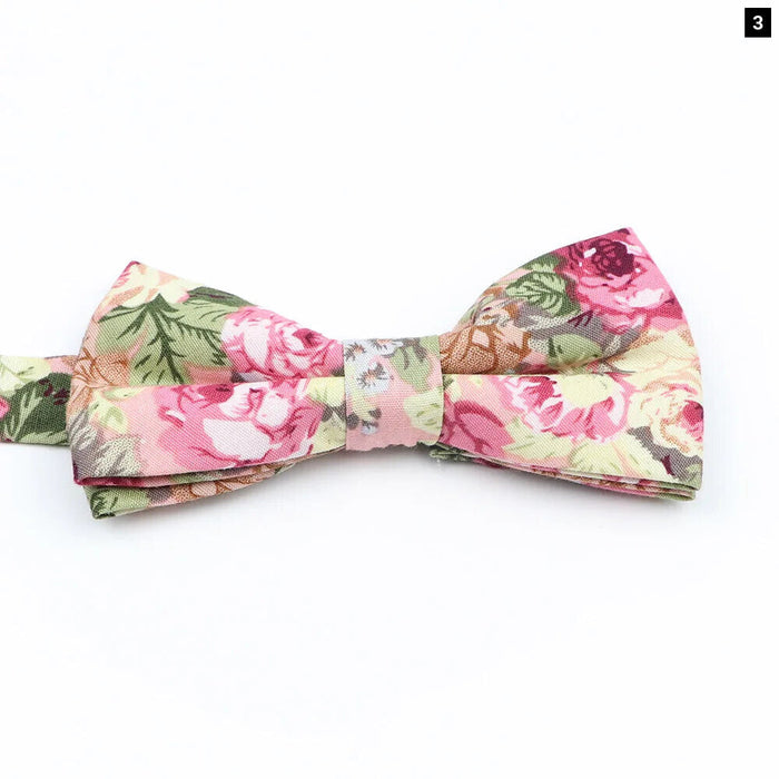 Colourful Floral Bow Ties Fashionable And Fun For Kids