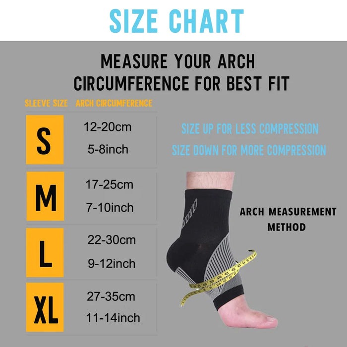 1 Pair Open Toe Ankle Compression Socks Support Injury Recovery Joint Pain