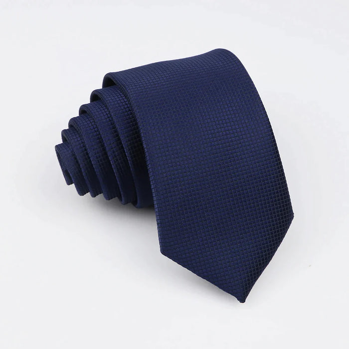 Classic Slimplaid Neck Ties For Men Business And Wedding Essential