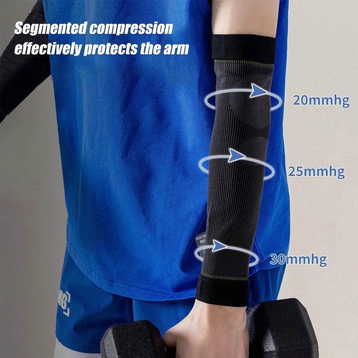 1 Pair Sports Compression Arm Sleeves Support Arm Pain Relief Tendonitis