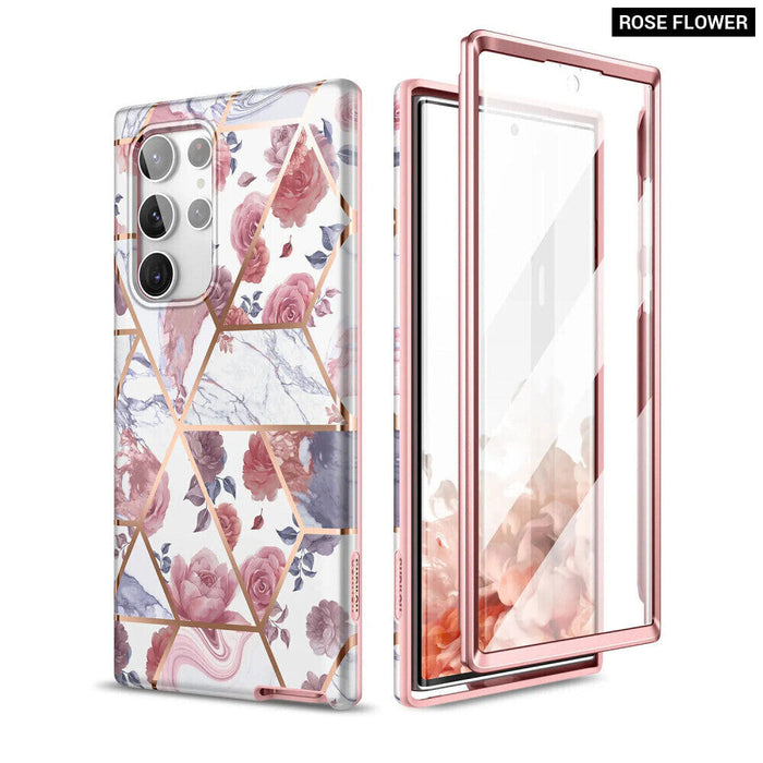 Samsung Galaxy S22 Ultra Case Shockproof Marble Cover