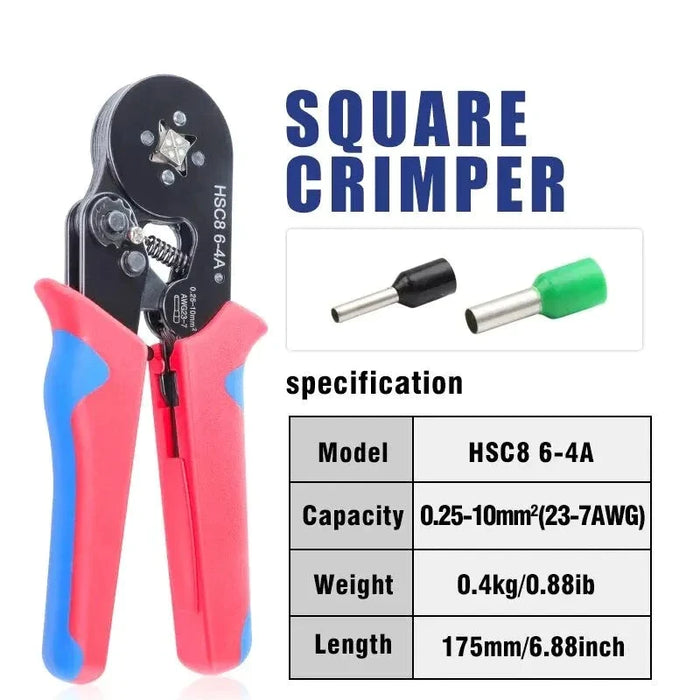 Self Adjustable End Sleeve Crimping Tool Awg23 7 0.25 10Mm2