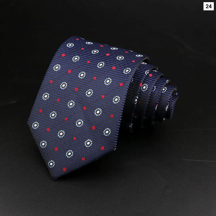 Polyester Necktie For Men For Business Meetings Formal Events And Daily Wear