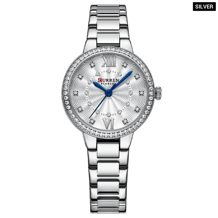 Creative Waterproof Steel Silver Watches For Women