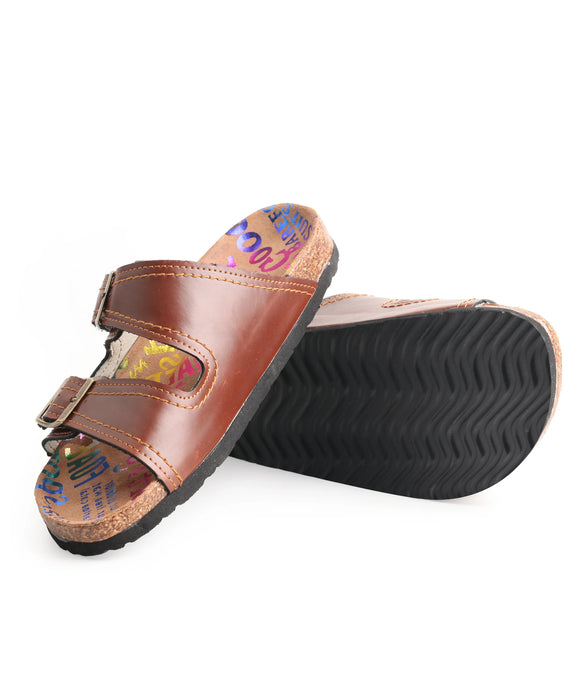 Summer Unisex Casual Solid Leather Womens Sandals