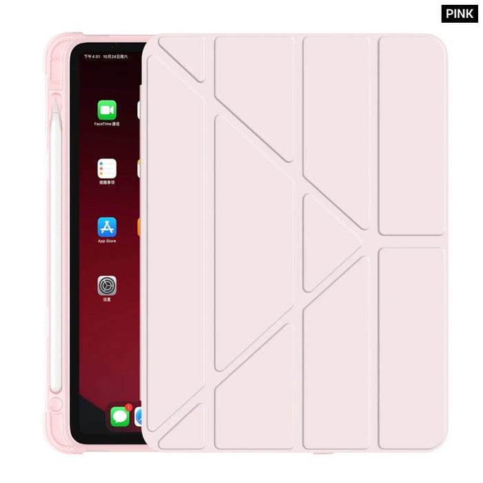 10Th Gen Ipad Cover With Pencil Holder Magnetic Folding Case For Ipad 10.9 Inch Inch Apple Tablet Accessory