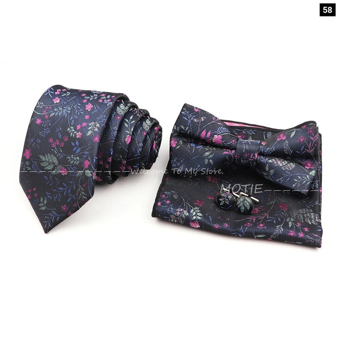 Classic Plant Tie Set For Weddings And Daily Wear