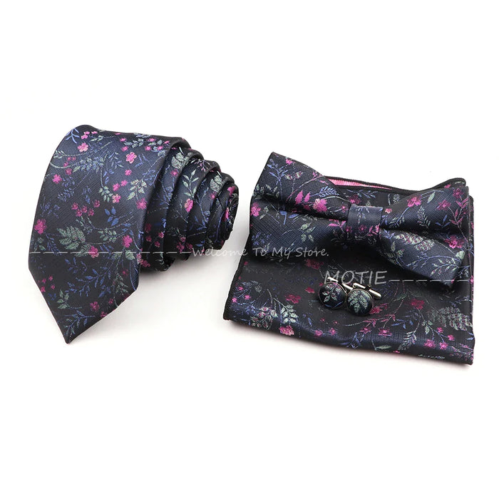 Classic Plant Tie Set For Weddings And Daily Wear