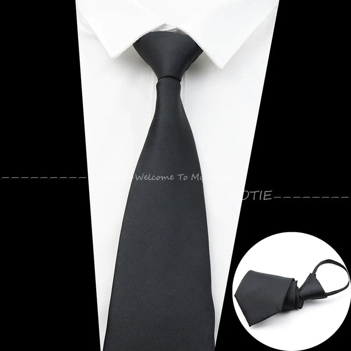 Bold Striped Zipper Tie For Daily Wear And Weddings