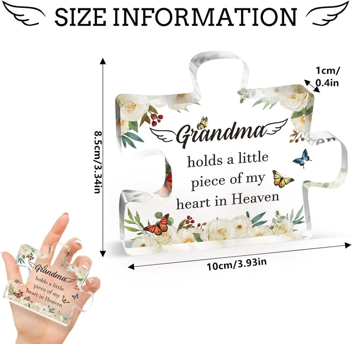 Grandma Memorial Puzzle Plaque Sympathy & Bereavement Gifts