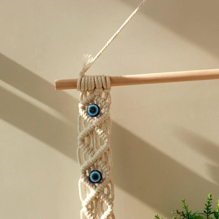 Bohemian Macrame Wall Shelf For Home Decor