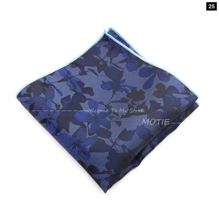 Mens Plant Pattern Handkerchiefs For Weddings And Daily Wear