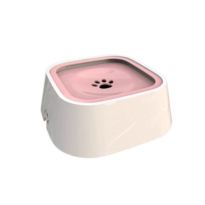 Pet Water Bowl With Anti Overflow Design