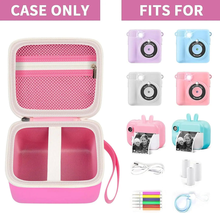 Kids Instant Camera Case Storage Bag For Digital Video Cameras Girls Toddler Camera Holder