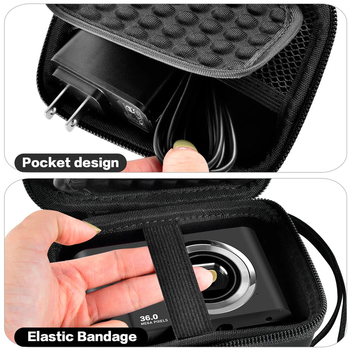 Compact Vlogging Camera Case For Sevenat Autpirlf Lecran Abergbest Aufoya Kodak Pixpro