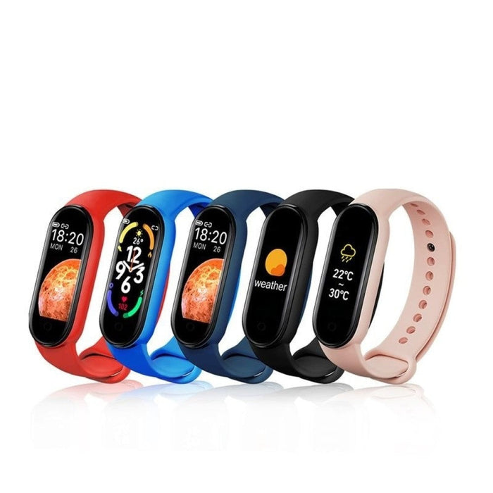 M7Smart Wristwatch Colour Screen Movement Bluetooth Pedometer Alarm Clock Information Push Male And Female Students Couple