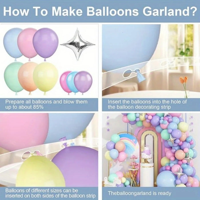 133Pcs Donut Themed Balloon Wreath Arch Kit For Wedding Birthday Parties Anniversary Event Celebration Decoration Supplies