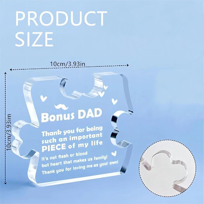 Best Dad Ever Acrylic Plaque Appreciation Gift