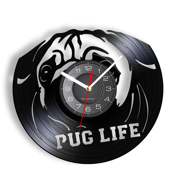 British Bulldog Vinyl Record Wall Clock