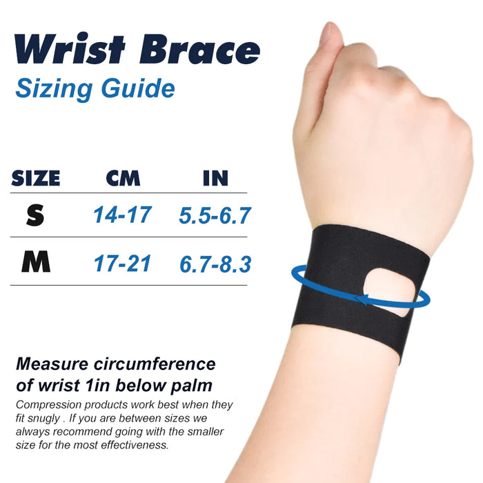 1 Pc Portable Adjustable Thin Soft Wrist Band For Tear Injury