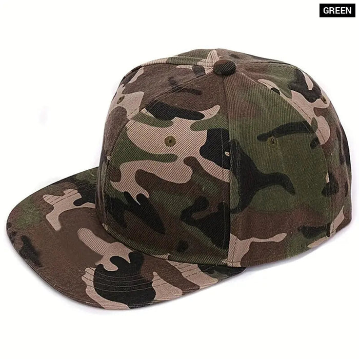 Adjustable Camo Baseball Cap / Hat For Outdoor Wear