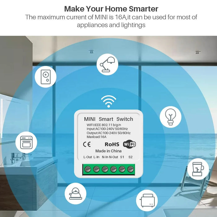 16a Ewelink Wifi Switch Mini Smart 2 Way Diy Switches