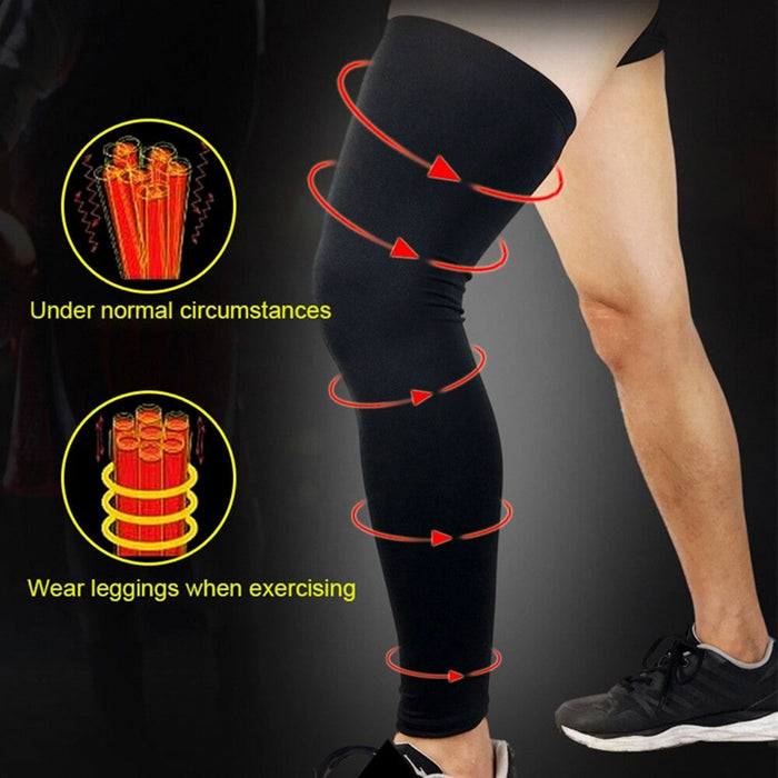 1Piece Anti-UV Long Leg Sleeve for Men Women Youth Cycling Running Basketball