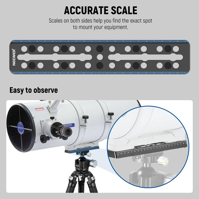 Metal Vixen Dovetail Plate For Telescope Mount Adapter Equatorial Tripod Compatible