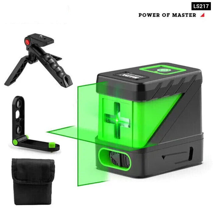 Hilda 2 Line Green Laser Level Self Leveling