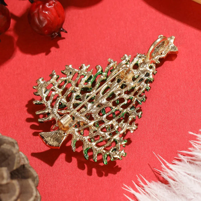 Christmas Tree Brooch For Women