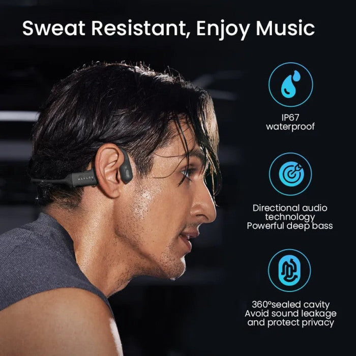 Wireless Bone Conduction Bluetooth 5.2 Open-Ear Design Headphones