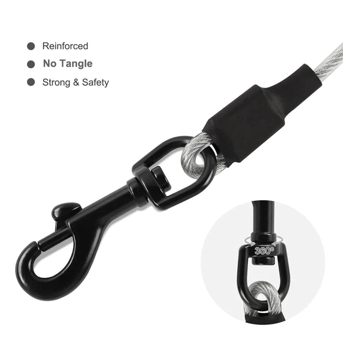 Chew Proof Dog Leash Strong Waterproof Cable