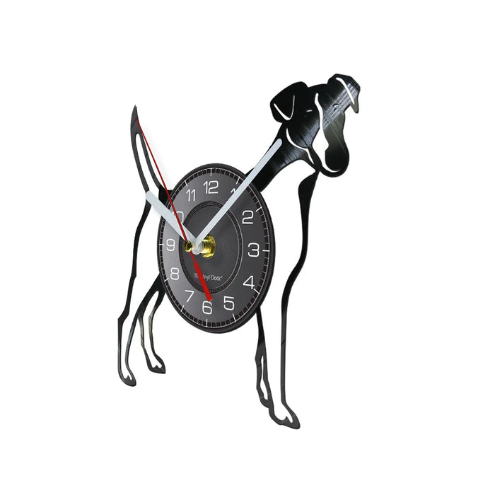 Jack Russell Terrier Vinyl Lp Wall Clock