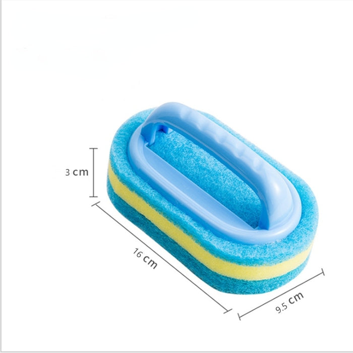 Cleaning Brush with Handle Kitchen Sponge Wipe Thickening Bathroom Tile Cleaning Tools