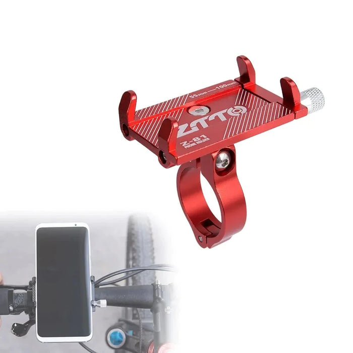 Ztto Bike Phone Holder Universal Mtb Mobile Mount For Road Bike Motorcycle M365 Handlebar Reliable And Durable Cell Phone Gps Holder